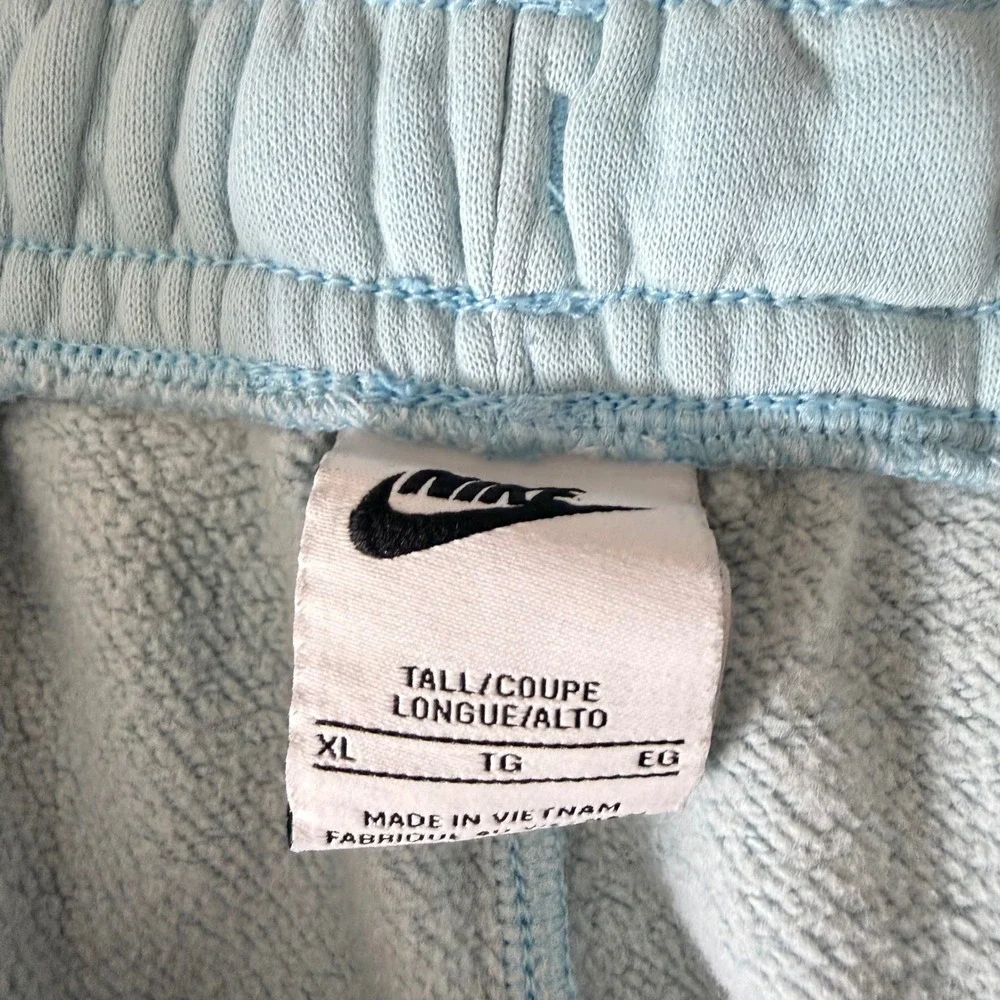 Nike Sportswear Club Fleece Joggers Light Blue Mens XL Tall BV2671-412 gym B-